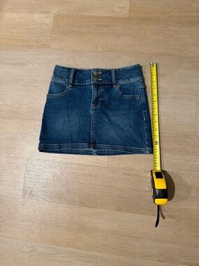 Princess Polly Dark Blue Denim Mini Skirt